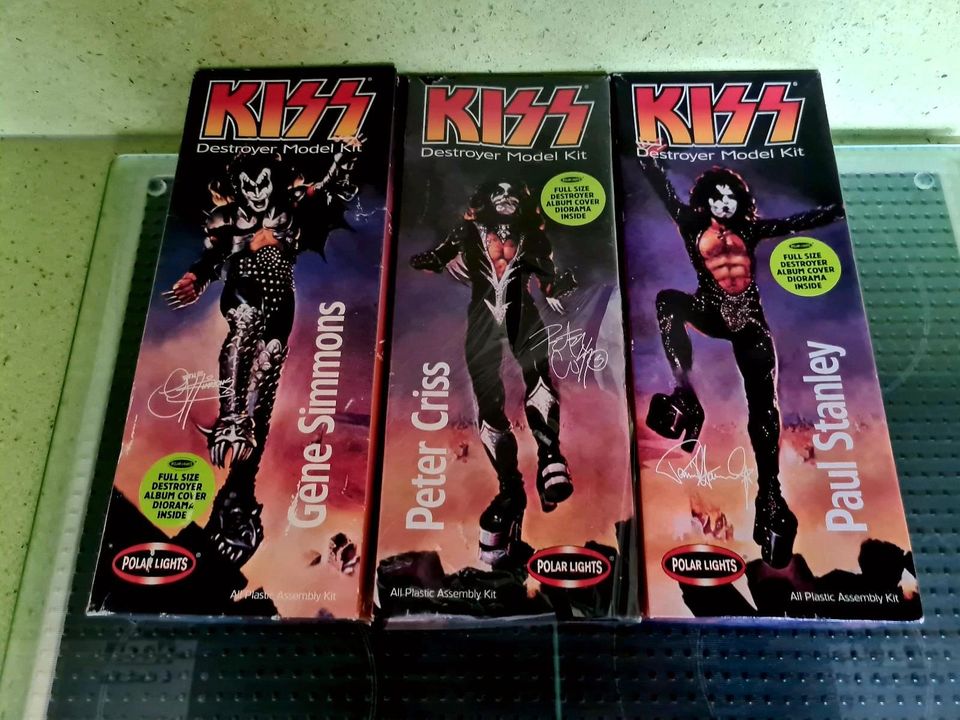 KISS Destroyer Model Kits Polar Lights Paul Gene Peter Rarität in München