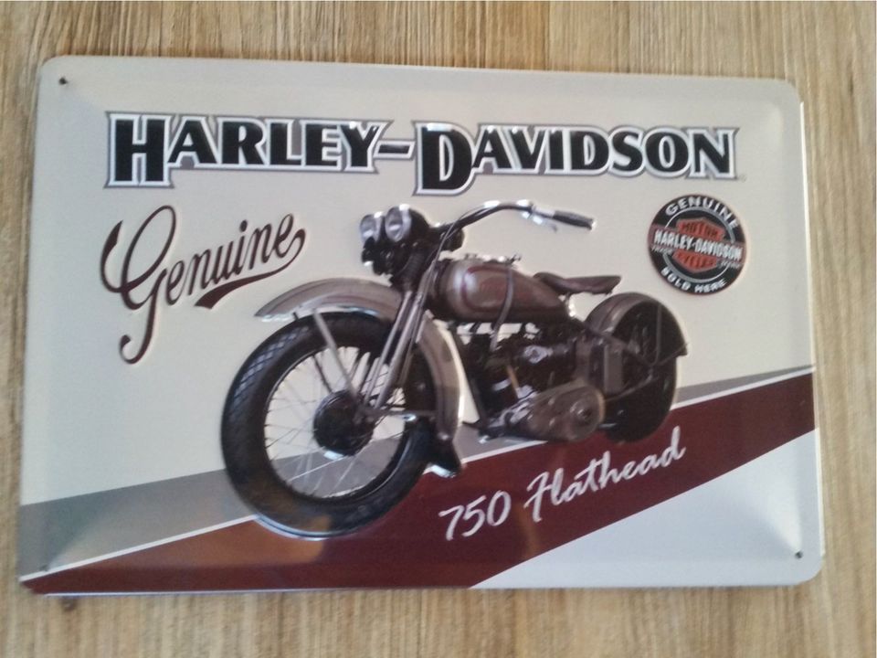 Harley Davidson Blechschilder in Dannenberg (Elbe)