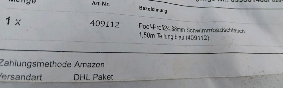 Pool Schwimmschlauch in Burgdorf