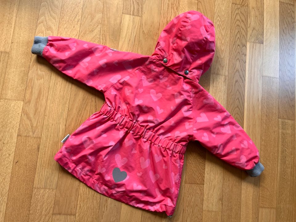 Süße Racoon Jacke Mädchen pink neon Herzchen 98 fällt groß aus in Düsseldorf