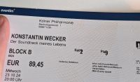 1 Ticket (vorderste Reihe) Konstantin Wecker Köln Philharmonie Bonn - Bad Godesberg Vorschau