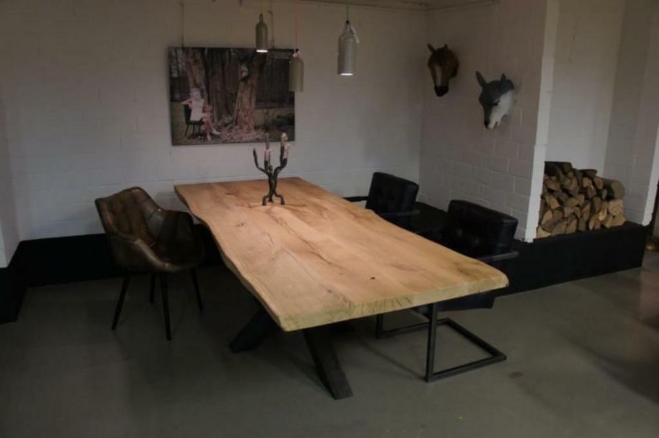 Baumstammtisch Loft Massiv Holz Tisch Küche Esszimmer WOODZS.DE in Essen