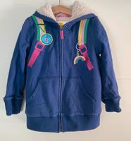 Mini Boden Jacke Sweatjacke mit Kunstfell Gr 122 Niedersachsen - Osnabrück Vorschau