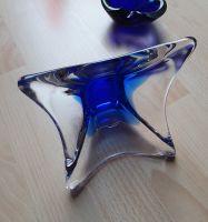 Schale - MURANO Überfangglas - blau/transparent Niedersachsen - Oldenburg Vorschau