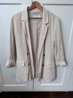 Stradivarius Blazer Leinen Gr.  L neu beige Baden-Württemberg - Mannheim Vorschau