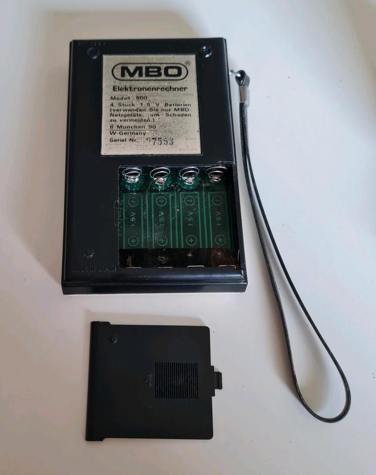 MBO Elektronenrechner Modell 800 m. Netzteil volle Funktion in Wetter (Hessen)