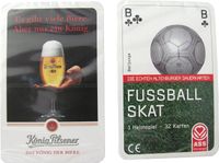 König Pilsener Brauerei - Fussball Skat - 32 Blatt# Sachsen - Eilenburg Vorschau