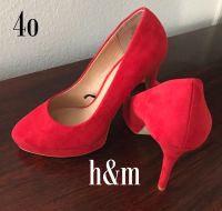 H&M, high heels ROT 40 inkl. versand Nordrhein-Westfalen - Düren Vorschau