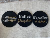 Filzuntersetzer | Kaffeeuntersetzer | Coffee Niedersachsen - Wietze Vorschau