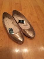 Elegante Glitzer-Ballerinas in roségold von NEXT, Gr. 37, NEU Dresden - Trachau Vorschau