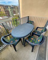 Tisch und 4 Stühle mit Sitzauflagen für Garten oder Balkon Dresden - Johannstadt Vorschau