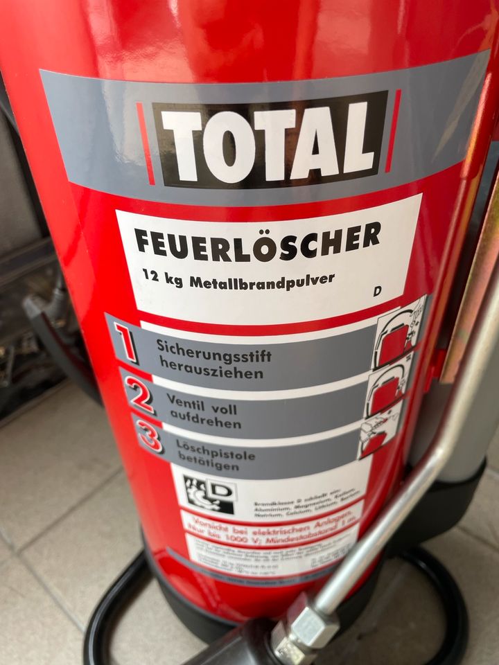 Für Teslar 12 KG Feuerlöscher Brandklasse D Elektrobrände in Hohen Neuendorf