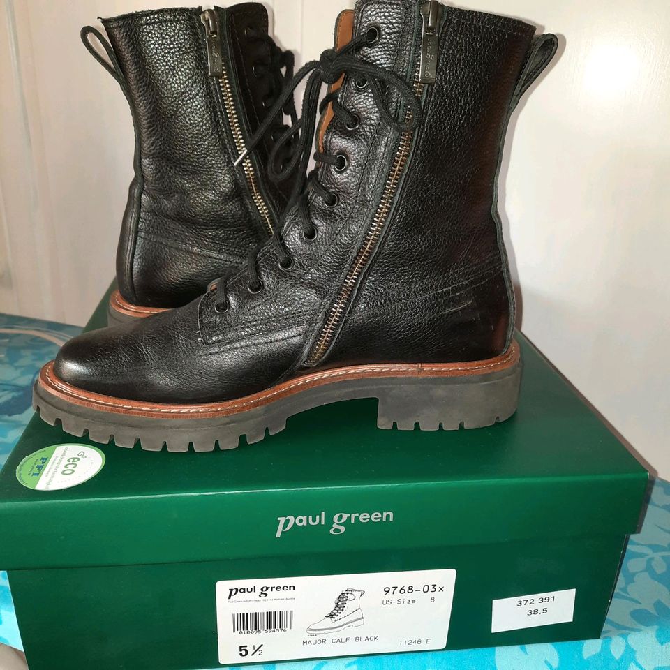 Paul Green Boots Gr.38,5 in schwarz in Pracht