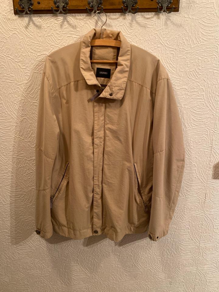 Stones leichte Jacke Übergangsjacke beige Gr. XL Herrenjacke in Kappelrodeck