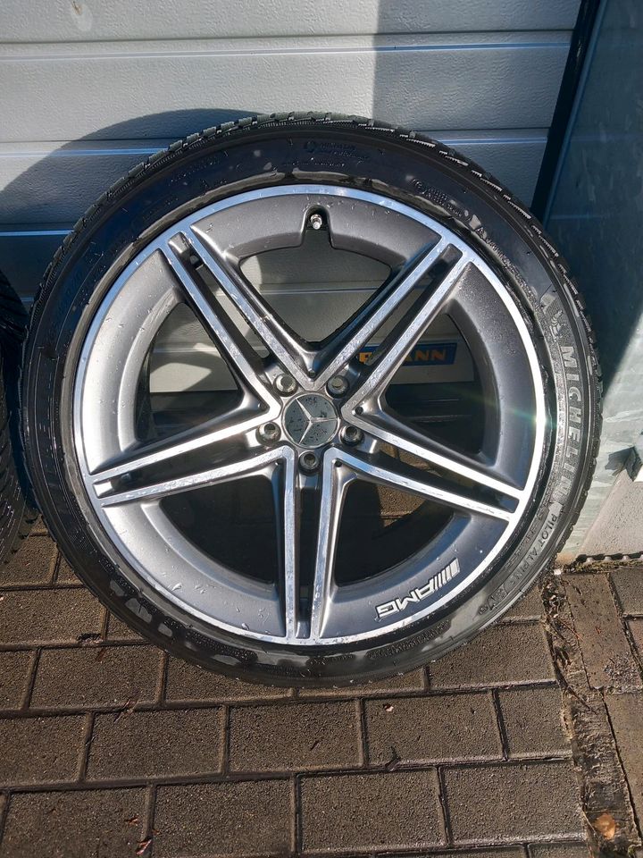 4x Orginal 20Zoll Mercedes AMG GT Felgen Winterreifen 5x112 in Gäufelden