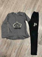 PRINCESS KRONE Set Pullover Leggings Steine Gr 140 München - Pasing-Obermenzing Vorschau