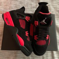 Nike Air Jordan 4 Black multi color Red Thunder 35,5 schwarz rot West - Nied Vorschau