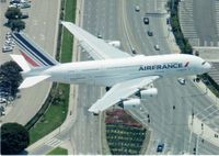 Air France Airbus A380 Postkarte 1,20 € inklusive Versand Berlin - Zehlendorf Vorschau
