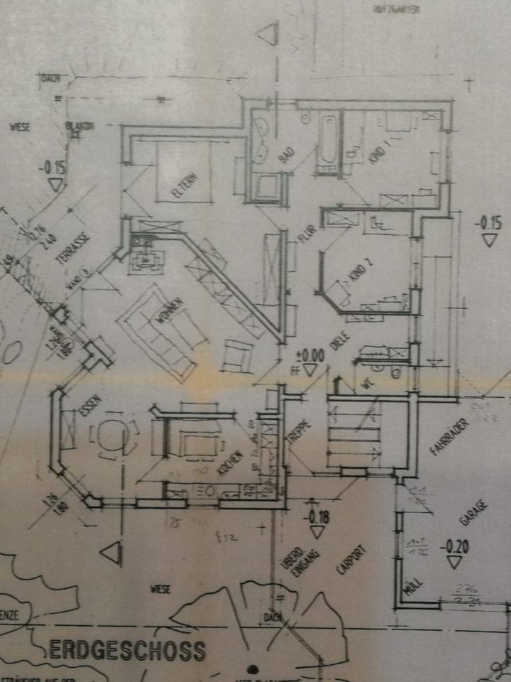 Neuwertige 5-Zimmer-Erdgeschosswohnung mit Terrasse in Großwallstadt