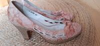 Sommerschuhe Pumps Silvia Rebatto apricot Größe 37 Freiburg im Breisgau - Vauban Vorschau