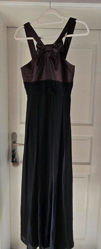 Abendkleid Abiball braun schwarz lang in Mülheim (Ruhr)