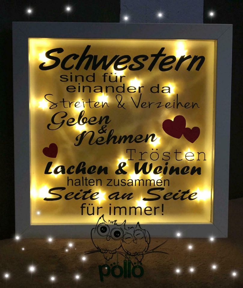 Beleuchteter Bilderrahmen, Schwester, Geschenk,Weihnachten in Sachsen -  Oelsnitz / Vogtland | Kunst und Antiquitäten gebraucht kaufen | eBay  Kleinanzeigen ist jetzt Kleinanzeigen