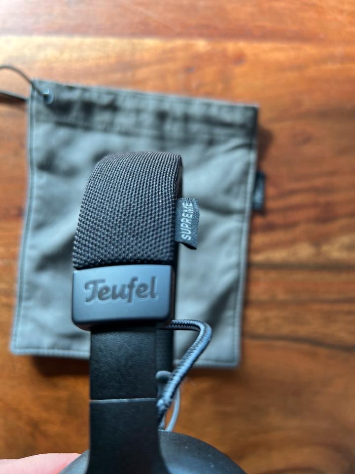 On-ear Kopfhörer Teufel Supreme, schwarz, wenig gebraucht in Meezen