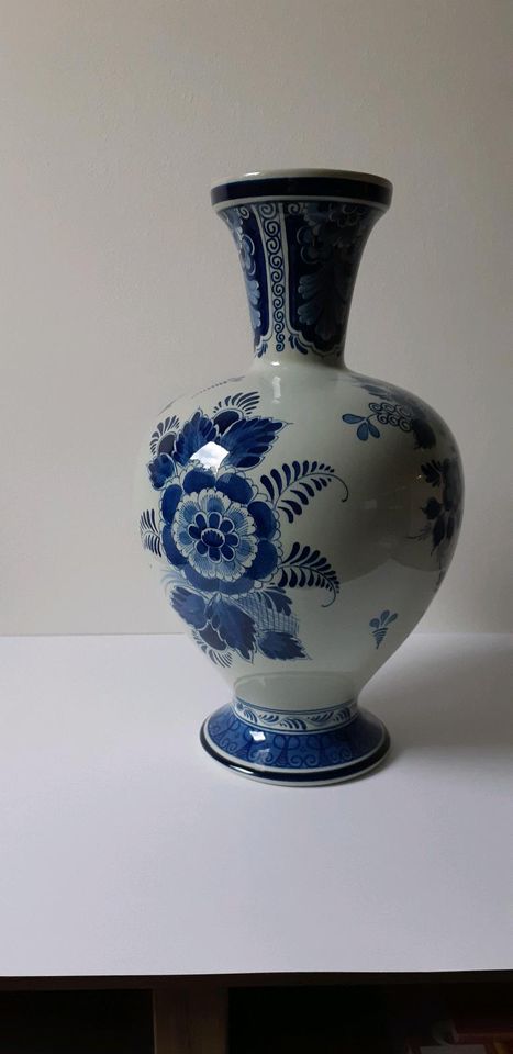 Delft blau Bodenvase Vase RAAM blauw  handgemalt in Barßel