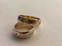 HERR DER RINGE - DER EINE RING Gold NLP - 19mm Durchmesser Nordrhein-Westfalen - Selm Vorschau