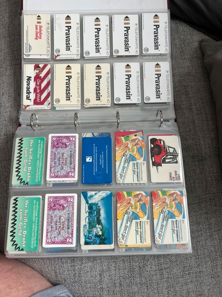 Telefonkarten der K Serie von 4/89-7/92 leer Ordner 1 in Augsburg