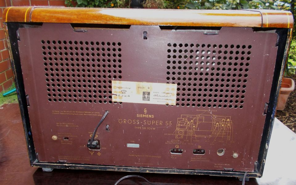 Röhrenradio Siemens Großsuper 53 (1952/53) in Nettetal