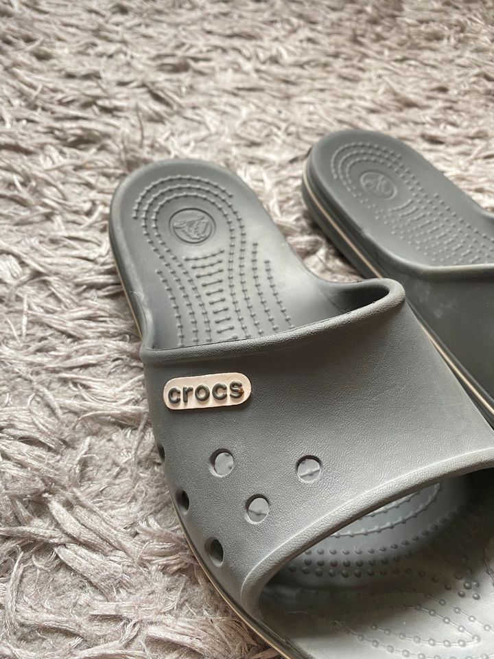 Crocs - Hausschuhe - Bayaband Slide - grau - 5 7 - 37 in Fulda