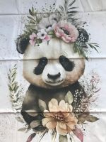 XXL Panel mit Panda Baumwolle 80 x 75 cm / Versand 1,60 Euro Sachsen - Plauen Vorschau