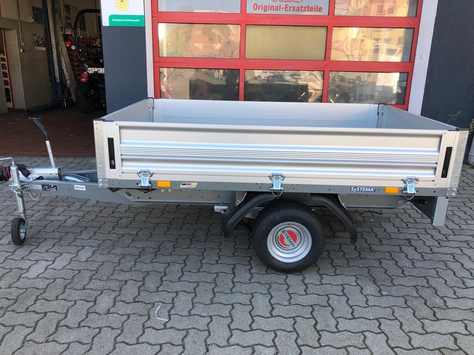 Hochlader STEMA ALU 210x130 1000kg 100 KmH PKW Anhänger in Lutherstadt Wittenberg