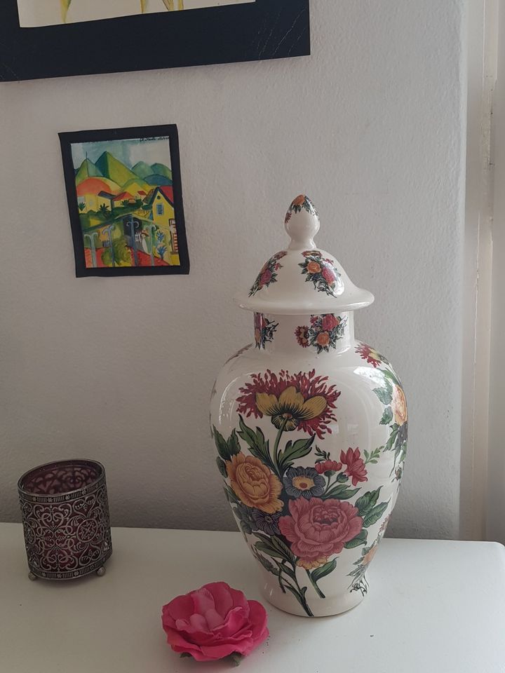 WUNDERSCHÖNE DEKO-VASE MIT DECKEL * TOP in Berlin