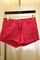 Zara Jeans Shorts Pink Destroyed Look Größe 38 Bayern - Kiefersfelden Vorschau
