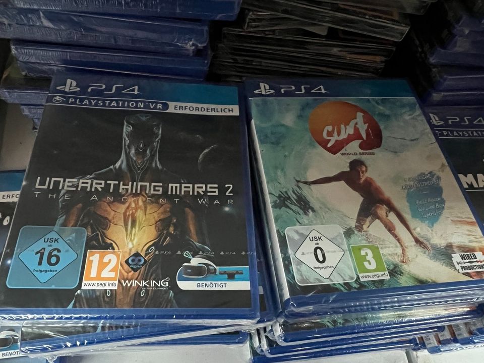 Diverse PlayStation PS4 Spiele bis FSK 16 Neu je 4€ in Hemslingen