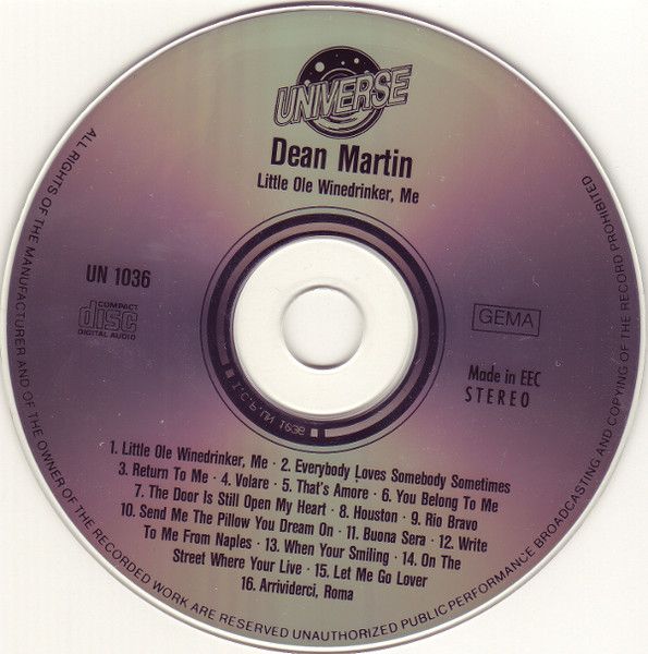 Dean Martin – Little Ole Winedrinker, Me - Audio CD Country in München