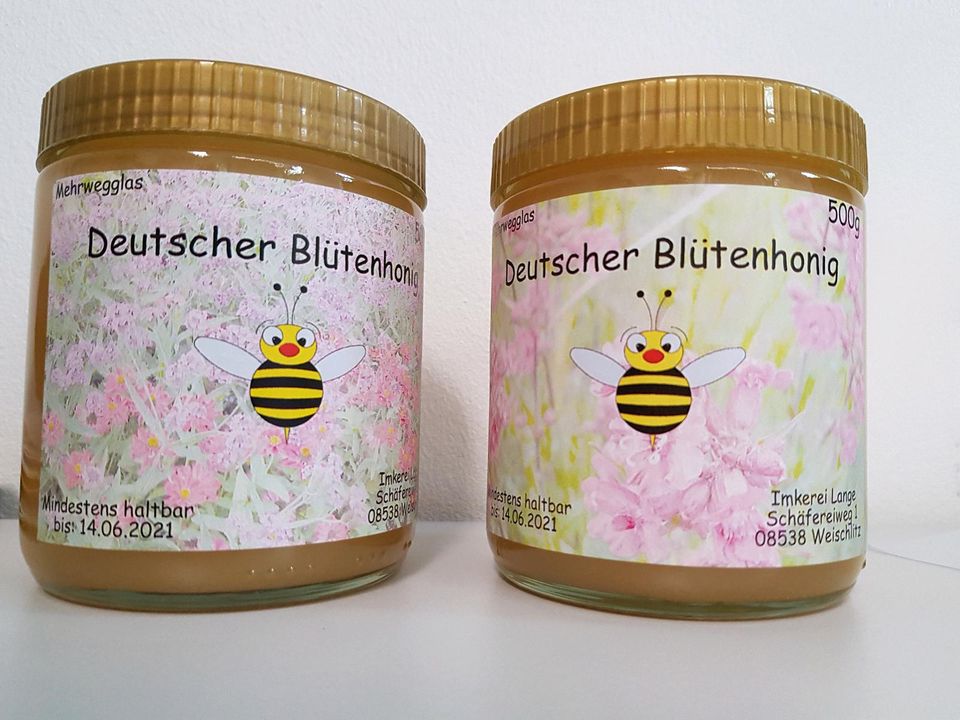Honig aus der Region in Weischlitz