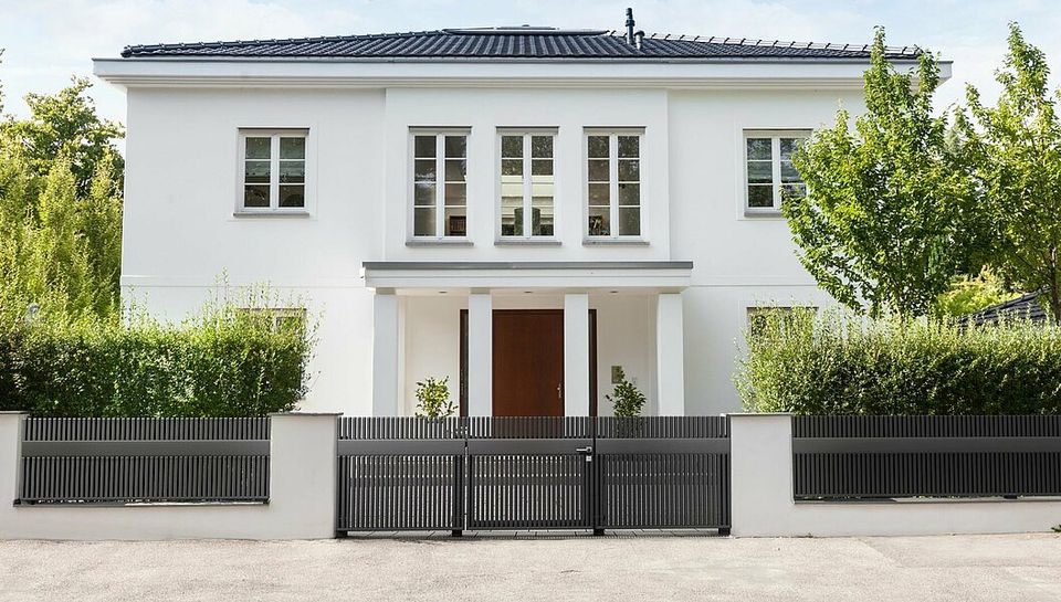 Aluzaun Alutor Gartenzaun Flügeltor Aluminium in Oberhausen