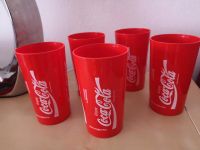 5 Coca-Cola Becher Plastik Neuhausen-Nymphenburg - Nymphenburg Vorschau