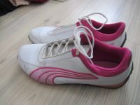 Puma Damen Sneaker Schuhe Sportschuhe weiß rosa Bayern - Fürstenfeldbruck Vorschau