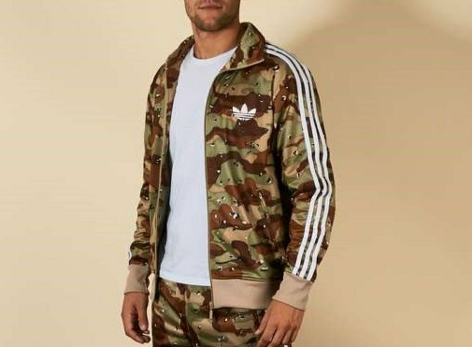 Adidas Firebird Camo Jacke Track Top Camouflage Chocolate Jacket in Hamburg