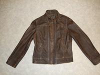 Lederjacke von Montego, stone washed, sehr gut erhalten, Gr. 40 ( Thüringen - Zeulenroda Vorschau