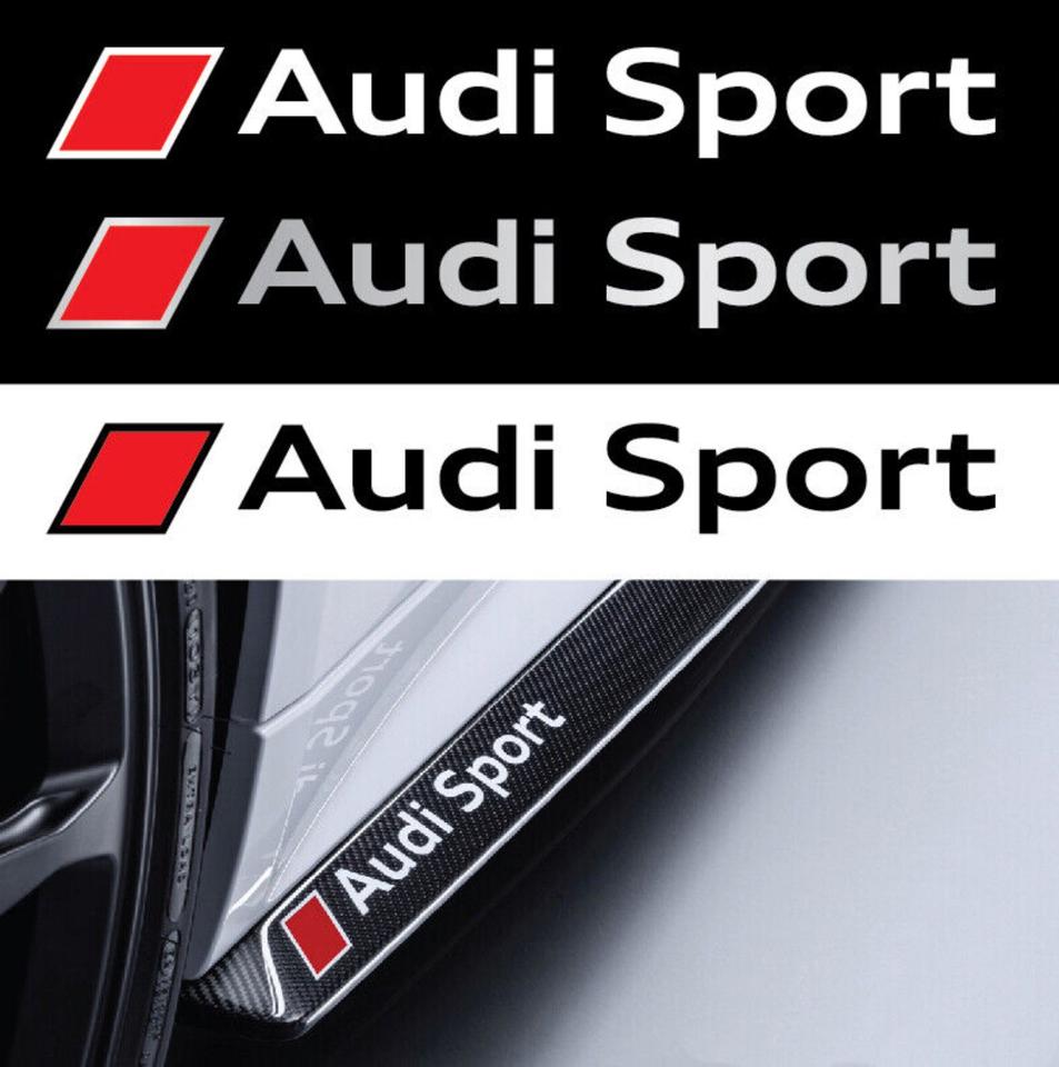 Audi Sport Aufkleber für Türen  Audi Aufkleber Dekorfolie 2X in Erlenbach
