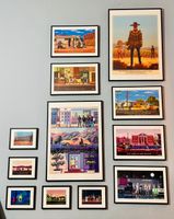 RETRO PIXEL ART BILDER POSTER ZURÜCK IN DIE ZUKUNFT AL BUNDY BILD Friedrichshain-Kreuzberg - Friedrichshain Vorschau