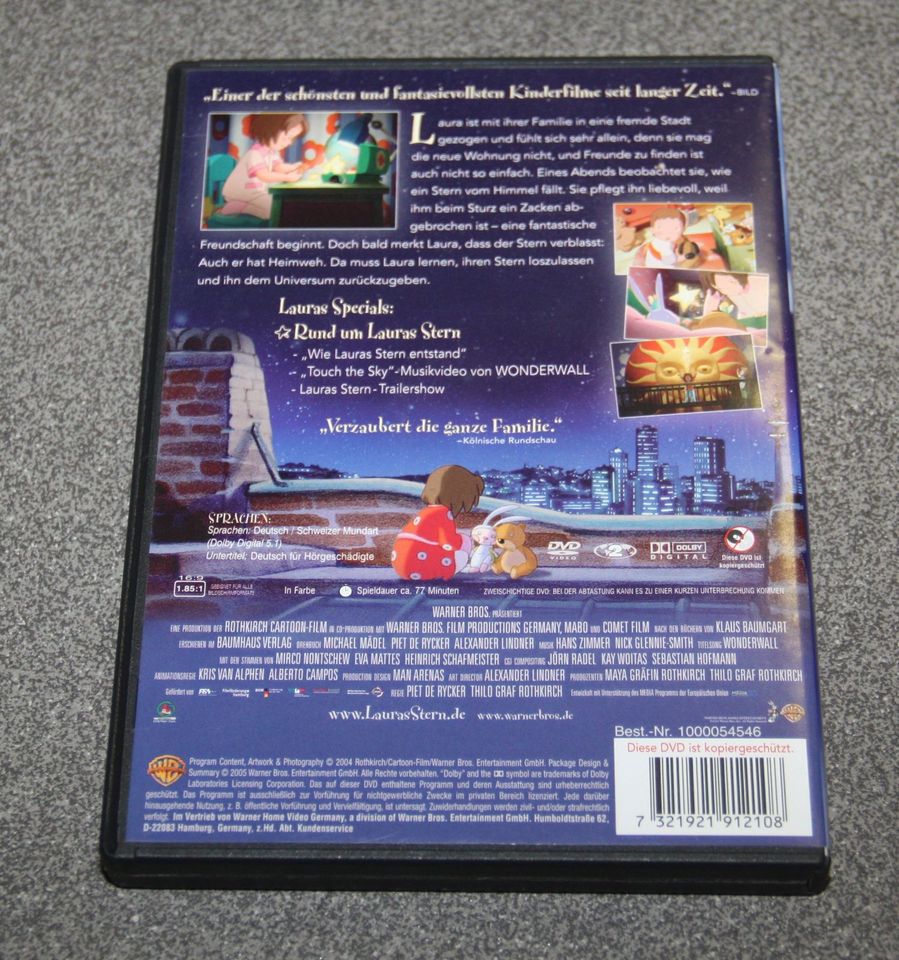 Kinder DVD "Lauras Stern - Kinofilm" in Krefeld