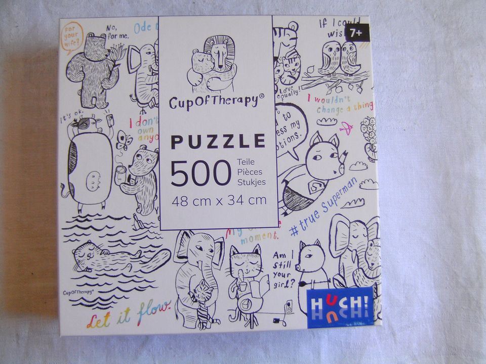 HUCH! 500 Teile Puzzle Cup Of Therapie 48 cm x 34 cm in Lohmar