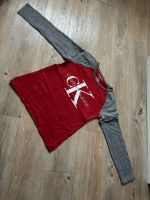 Shirt Langarmshirt Gr. 8 (146/152) Calvin Klein rot grau Brandenburg - Fürstenwalde (Spree) Vorschau