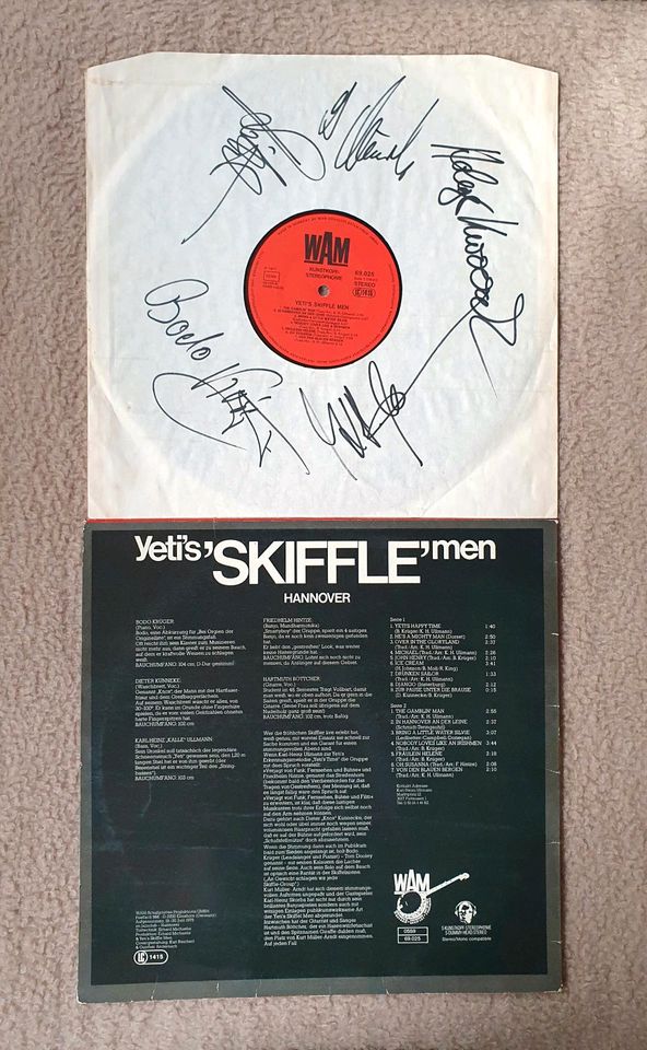 YETI'S SKIFFLE MEN ● Vinyl Schallplatte LP Folk Rock Musiker Band in Darmstadt